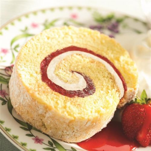Berries and Cream Cake Roll