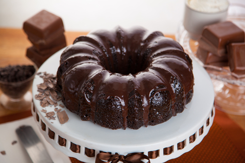 Walnut Chocolate Bundt Cake