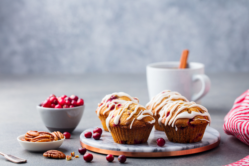 Cranberry and Pecan Muffins
